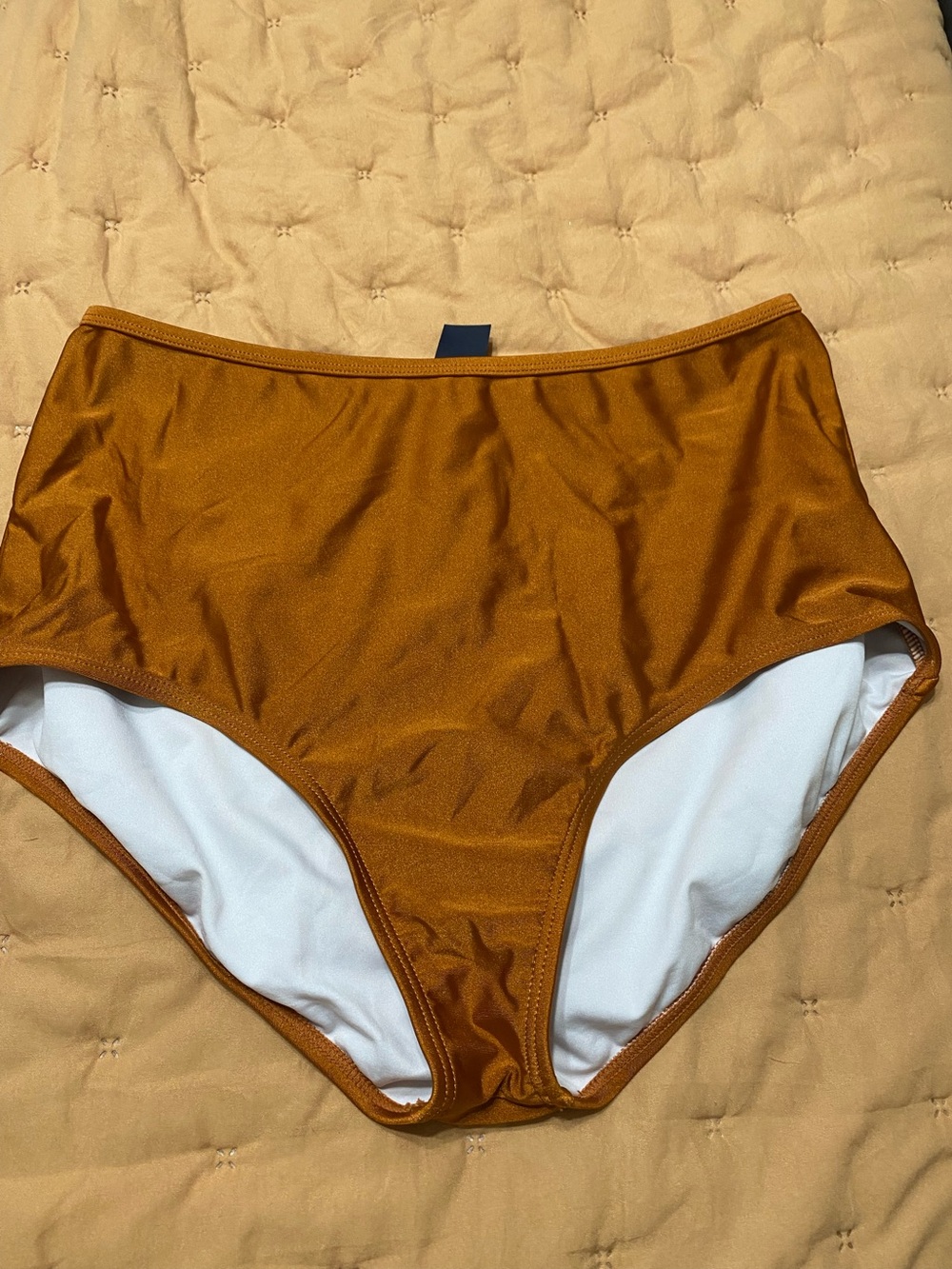 Swimsuits For All High Waist Bikini Bottoms in Copper Brown